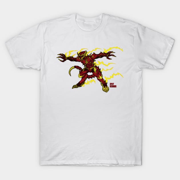 Blitz Demon V2 T-Shirt by ZPat Designs